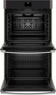 GE® 30" Fingerprint Resistant Slate Double Electric Wall Oven-2