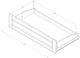 Kodiak Furniture Phoenix Butternut Queen Futon Frame with Storage-2