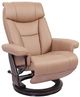 BenchMaster Vittoria Cocoa Manual Flip-Up Footrest Recliner-0