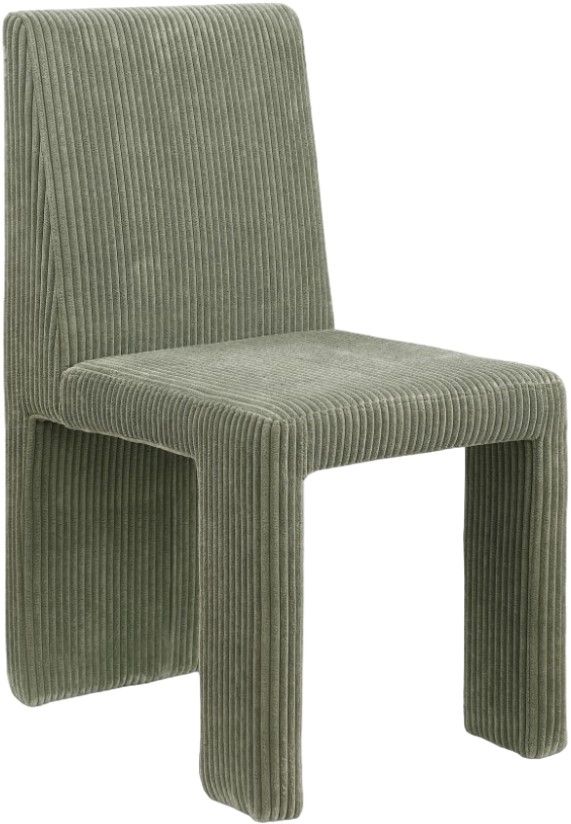 Meridian Furniture Benson Green Upholstered Dining Side Chair-0