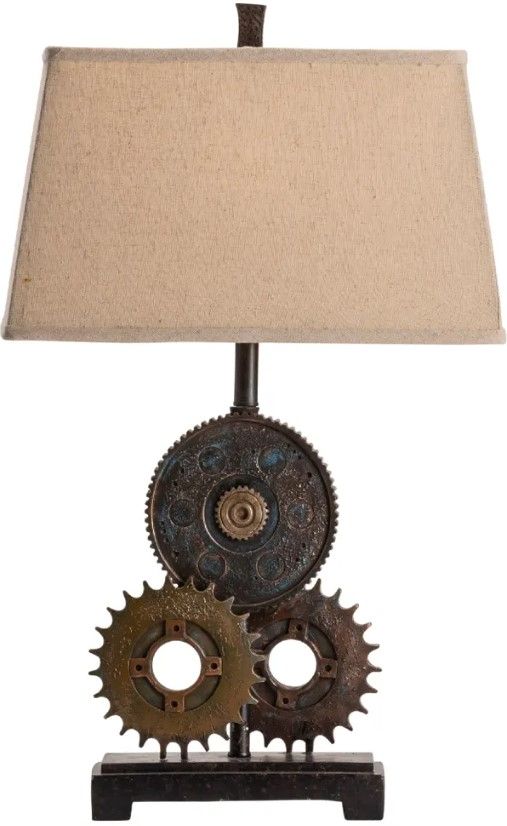 Crestview Collection Gears Brown Table Lamp-2