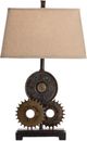 Crestview Collection Gears Brown Table Lamp-2