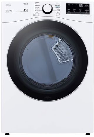 LG 7.4 Cu. Ft. White Front Load Gas Dryer