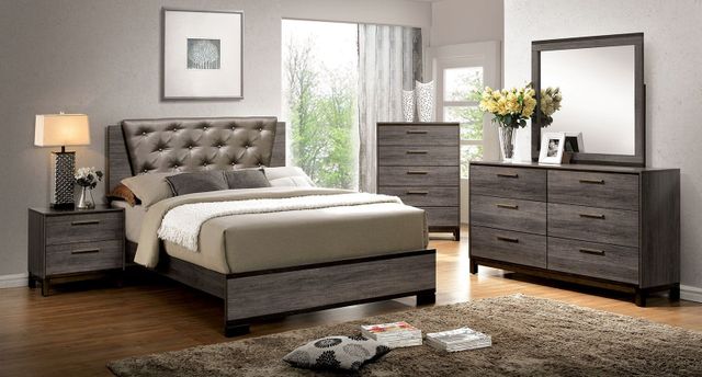 Furniture of America® Manvel Gray Chest-2