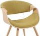 Armen Living Butterfly Green/Oak Dining Chair-5