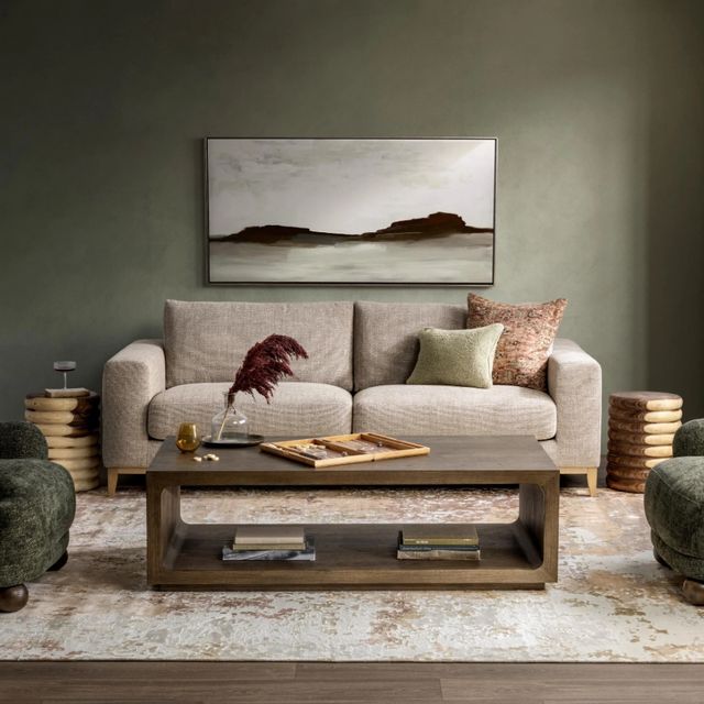 Classic Home London Soft Cocoa Coffee Table-1
