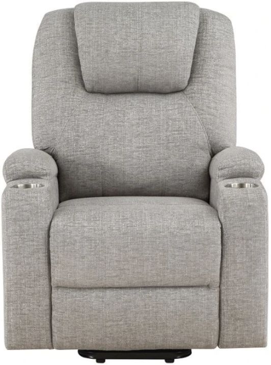 ACME Furniture Evander Light Gray Power Lift Recliner and Massage-3