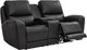 Leather Italia™ Cambria Bel Vista Black Power Reclining Loveseat-0