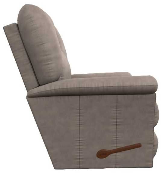 La-Z-Boy® Jasper Stone Leather Manual Wall Recliner-3