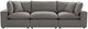 TOV Furniture Cali 3-Piece Slate Modular Sectional Sofa-3