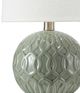 A & B Home Neutral Gray Glaze Table Lamp-2