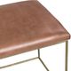 Crestview Collection Bengal Manor Hammond Brown/Gold Bench-3