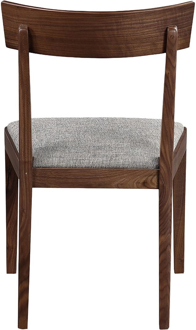 Moe's Home Collection Leone 2-Piece Walnut Brown Dining Chair Set-3