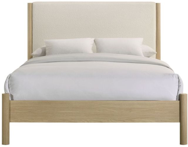 Elements International Jonas 3-Piece Natural/White Full Upholstered Bedroom Set-3