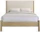 Elements International Jonas 3-Piece Natural/White Full Upholstered Bedroom Set-3