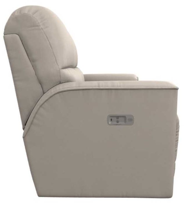 La-Z-Boy® Cade Oyster Power Reclining Loveseat with Headrest and Lumbar-3