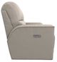 La-Z-Boy® Cade Oyster Power Reclining Loveseat with Headrest and Lumbar-3