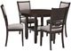 Signature Design by Ashley® Langwest 5-Piece Brown/Light Beige Dining Table Set-0