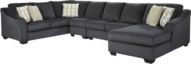 Signature Design by Ashley® Eltmann 4-Piece Slate Right-Arm Facing Sectional and Chaise-0