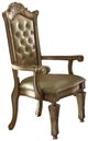 ACME Furniture Vendome 2-Piece Bone/Gold Patina Arm Chair Set-0