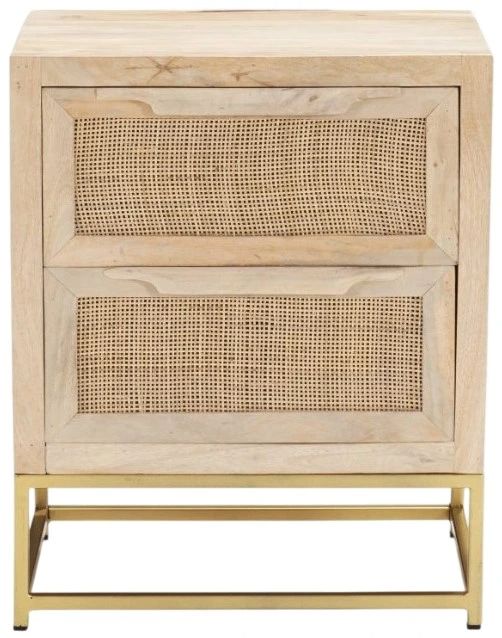 Powell® Raphael Natural 2-Drawer Cabinet-1