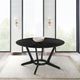 Armen Living Santana Black Round Dining Table-1