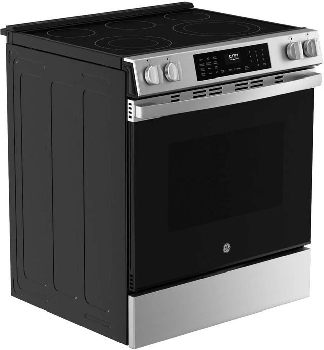 GE® 600 Series 30" Fingerprint Resistant Stainless Steel Slide-In Electric Range-2