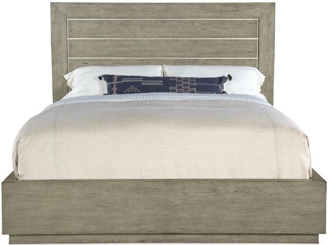 Hooker® Furniture Linville Falls Mill Ridge Mink California King Panel Bed-2
