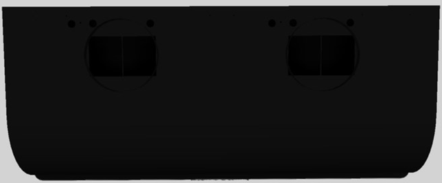 Vent-A-Hood® 48" Black Retro Style Under Cabinet Range Hood-1