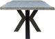 Moe's Home Collection Edge Gray Small Dining Table with Iron Base-2