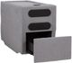 Signature Design by Ashley® Modmax 3-Piece Granite Small Spaced Sectional with Audio Console-3