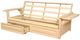Kodiak Furniture Phoenix Marmont Mocha/Antique White Full Storage Futon with Mattress-1