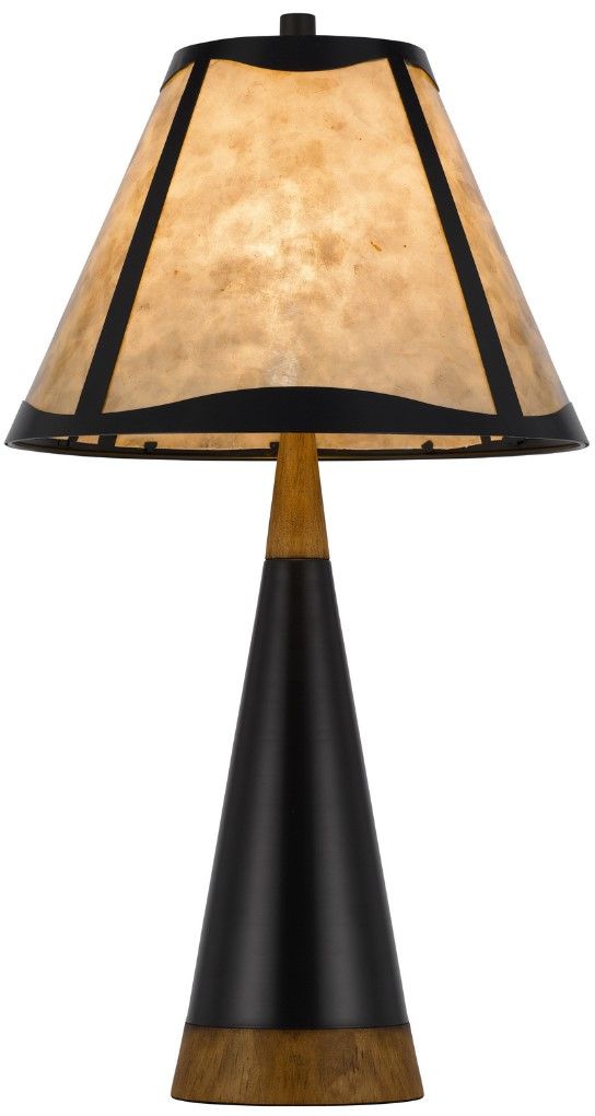 Cal® Lighting & Accessories Clemente Dark Bronze Table Lamp-1