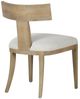 VIG Furniture Modrest Fabien 2-Piece Beige Linen and Wood Dining Chair Set-3