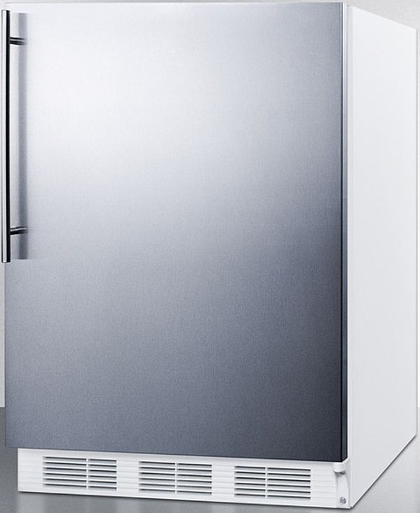 Summit® 24" 5.1 Cu. Ft. Stainless Steel Compact Refrigerator-1