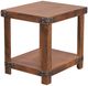 aspenhome® Industrial Fruitwood End Table-0