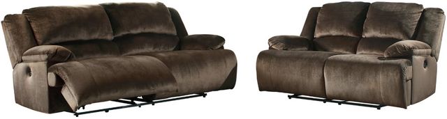 Signature Design by Ashley® Clonmel 2-Piece Chocolate Living Room Set with Power Reclining Sofa-0