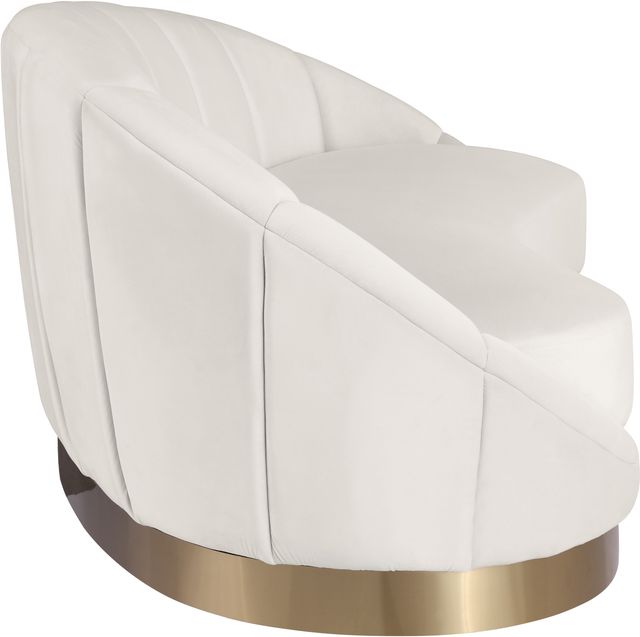 Meridian Furniture Shelly Cream Upholstered Chaise-2