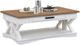 Parker House® Americana Modern Weathered Natural Cocktail Table with Cotton Top-0