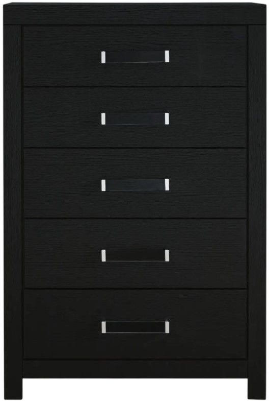 Signature Design by Ashley® Maeling Black 5-Drawer Chest-2