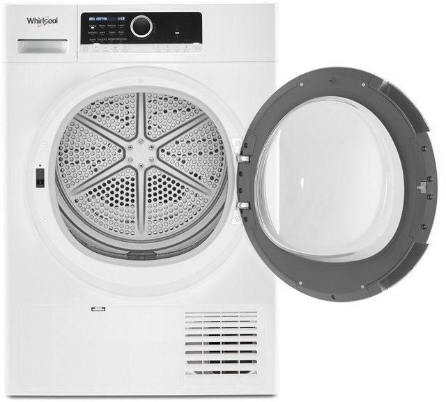 Whirlpool® 4.3 Cu. Ft. White Front Load Ventless Compact Electric Dryer-1