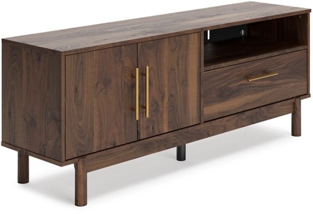 Signature Design by Ashley® Calverson Mocha 59" TV Stand-0