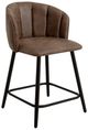 International Furniture Direct Tamesis Brown/Matte Black Barstool-0