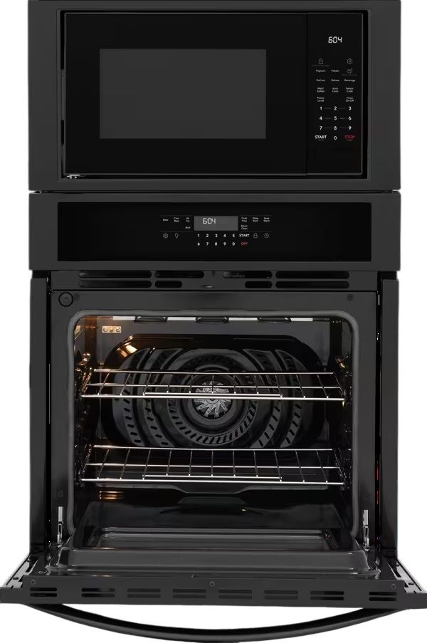 Frigidaire® 27” Black Oven/Micro Combo Electric Wall Oven with Air Fry-3