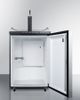 Summit® 5.6 Cu. Ft. Stainless Steel Beer Cooler/Kegerator-2