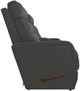 La-Z-Boy® Baron Blue Grey Leather Manual Wall Reclining Loveseat with Console-3