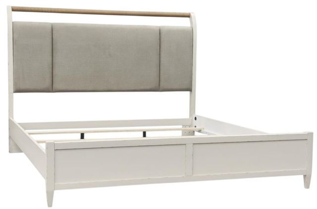 Legacy Classic Reflections Cashmere King Upholstered Panel Bed-0