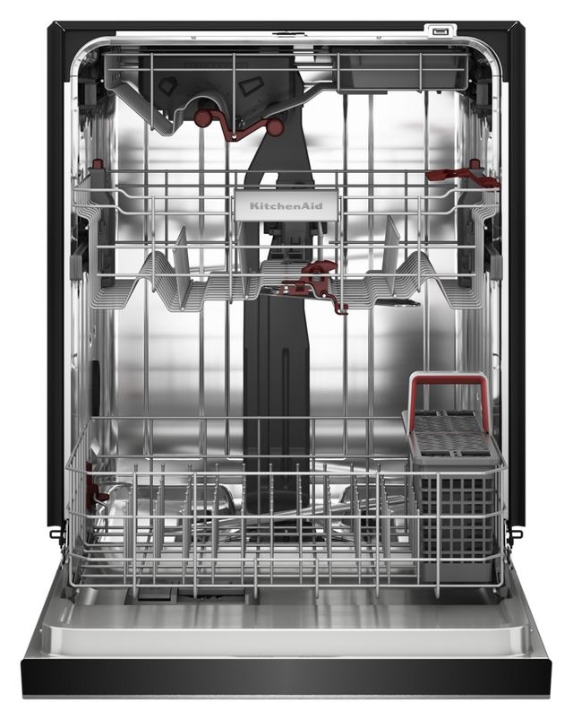 KitchenAid® 24" PrintShield™ Stainless 360° Max Jets™ Third Rack Front Control Built-In Dishwasher with ProDry™ System-2