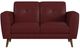 Elements International Sonata Ling Dian Red Loveseat-2