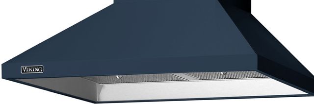 Viking® 3 Series 36" Slate Blue Chimney Wall Hood-2